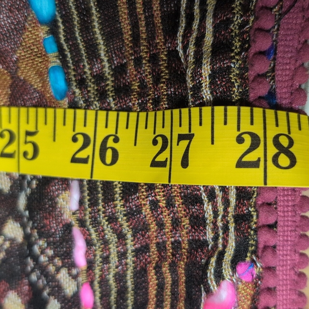 John Mark Multicolor Patchwork Cardigan - image 8